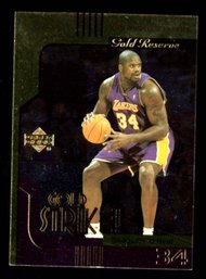 2000 UD GOLD RESERVE SHAQUILLE O'NEAL