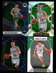 PAYTON PRITCHARD ROOKIE LOT WITH SILVER