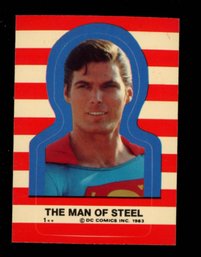 1983 SUPERMAN #1 STICKER NM