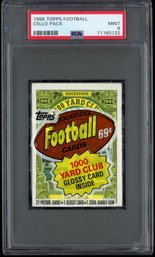 1986 TOPPS FOOTBALL CELLO PACK PSA 9 ~ JERRY RICE ROOKIE YEAR