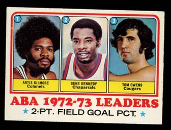 1973 TOPPS FIELD GOAL LEADERS GILMORE / KENNEDY / OWENS