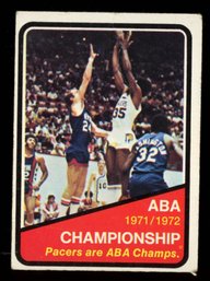1972 TOPPS ABA CHAMPIONSHIP