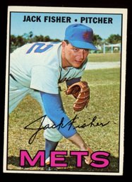 1967 Topps Baseball Jack Fisher