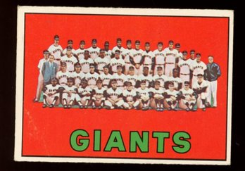 1967 Topps Baseball GIANTS TC
