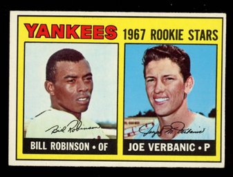 1967 Topps Baseball YANKEES ROOKIES ROBINSON  VERBANIC