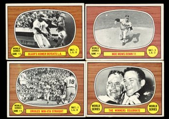 1967 Topps Baseball World Series Lot