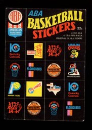 1971 ABA BASKETBALL STICKER
