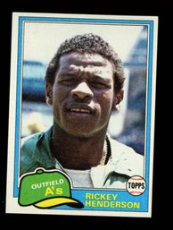 1981 TOPPS RICKEY HENDERSON