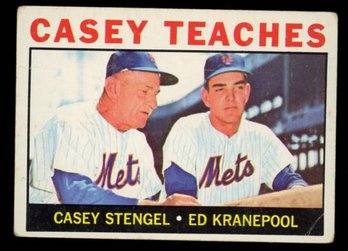 1964 TOPPS CASEY STINGEL / ED KRANEPOOL