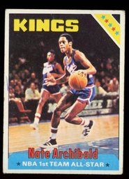 1975 Topps Basketball Nate Archibald
