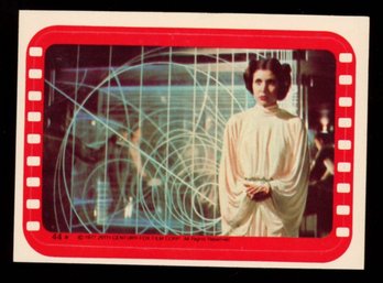 1977 STAR WARS STICKER Princess Leia