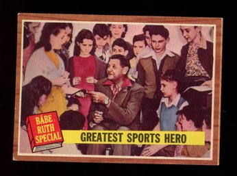 1962 TOPPS BASEBALL #143 BABE RUTH GREATEST SPORTS HERO