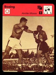 ARCHIE MOORE 1979 Editions Rencontre Sportscasters Card