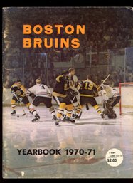 Boston Bruins 1970-71 Yearbook BOBBY ORR ESPOSITO CHEEVERS