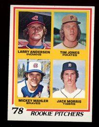 1978 Topps Baseball Jack Morris Rookie