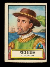1952 TOPPS LOOK N SEE PONCE DE LEON