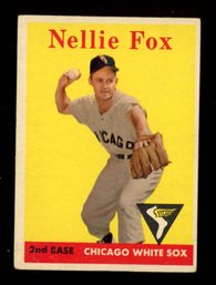 1958 Topps Baseball NELLIE FOX