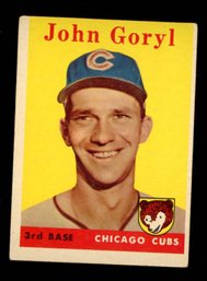 1958 Topps Baseball John Goryl