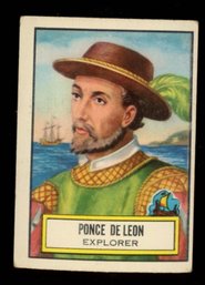 1952 TOPPS LOOK N SEE PONCE DE LEON