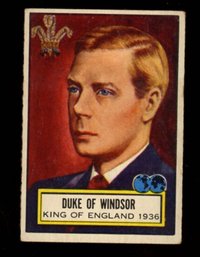 1952 TOPPS LOOK N SEE DUKE OF WINDSOR