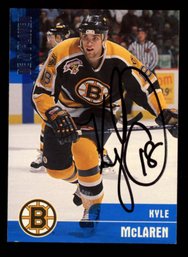 KYLE MCLAREN AUTO NHL Boston Bruins