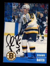 SHAWN BATES AUTO NHL Boston Bruins