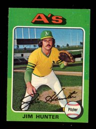 1975 TOPPS BASEBALL JIM HUNTER