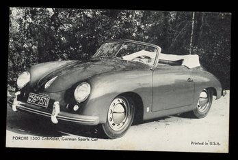 1954 Arcade Card PORCHE 1500 CABRIOLET