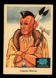 1959 FLEER INDIAN TRADING CARD #34 WOODLAND