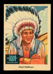 1959 FLEER INDIAN TRADING CARD #40 WOODLAND