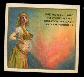 1910 Perfection Cigarette Card Riddle Series