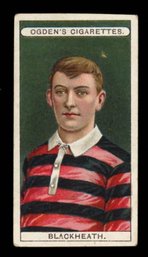1906 ITC Football Club Colours Tobacco Ogden's Back BLACKHEATH