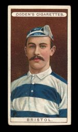 1906 ITC Football Club Colours Tobacco Ogden's Back BRISTOL RUGBY