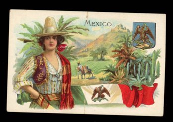 1909 T94 Murad Cigarettes POSTCARD SERIES MEXICO