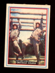 1953 TOPPS FIGHTING MARINES #8 OBSTACLE COURSE