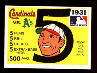 1971 Fleer Laughlin World Series 1931