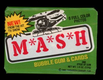 1982 DONRUSS MASH TRADING CARD PACK FACTORY SEALED