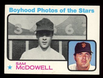 1973 TOPPS BASEBALL SAM MCDOWELL