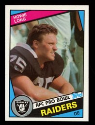 1984 TOPPS FOOTBALL HOWIE LONG