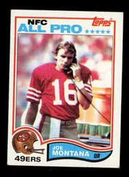 1982 TOPPS FOOTBALL JOE MONTANA