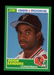 1989 Score Football DEION Sanders Rookie