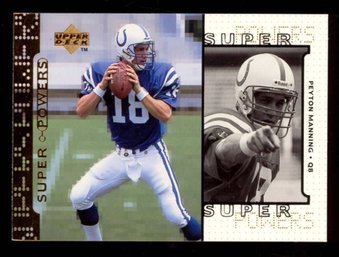 1998 UPPER DECK PEYTON MANNING SUPER POWERS ROOKIE