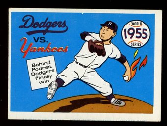 1970 Fleer Laughlin World Series 1955