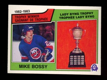 1983 O-PEE-CHEE HOCKEY MIKE BOSSY LADY BYNG