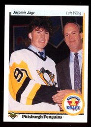 1990 Upper Deck Hockey Jaromir Jagr Rookie Card