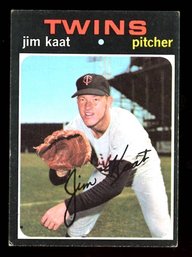 1971 Topps Baseball Jim Kaat