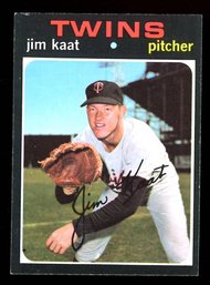 1971 Topps Baseball Jim Kaat