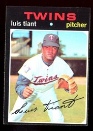 1971 Topps Baseball Luis Tiant