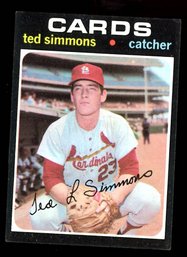 1971 TOPPS BASEBALL TED SIMMONS ROOKIE