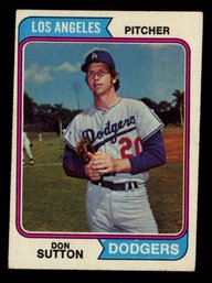 1974 Topps Baseball DON SUTTON